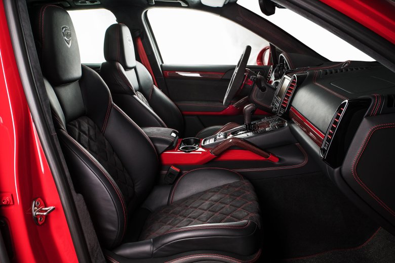 Cayenne 958 салон красный