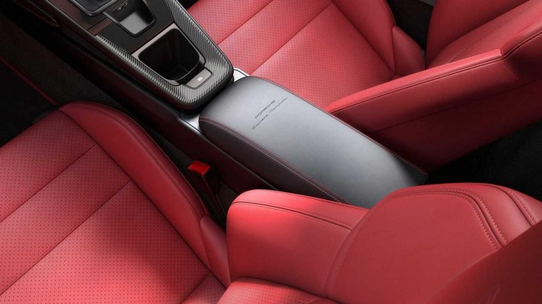 Porsche кожаный салон bordeaux red