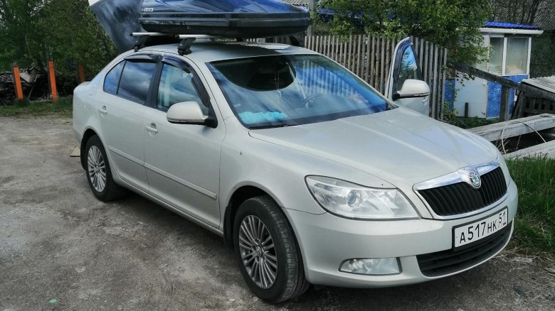 Багажник на крышу шкода октавия а5 универсал