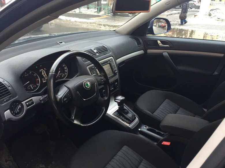 Шкода октавия а5 рестайлинг салон