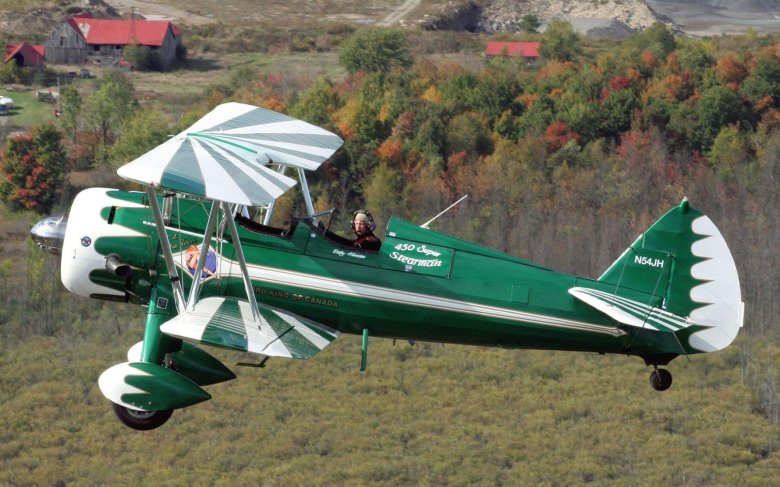 Биплан самолет