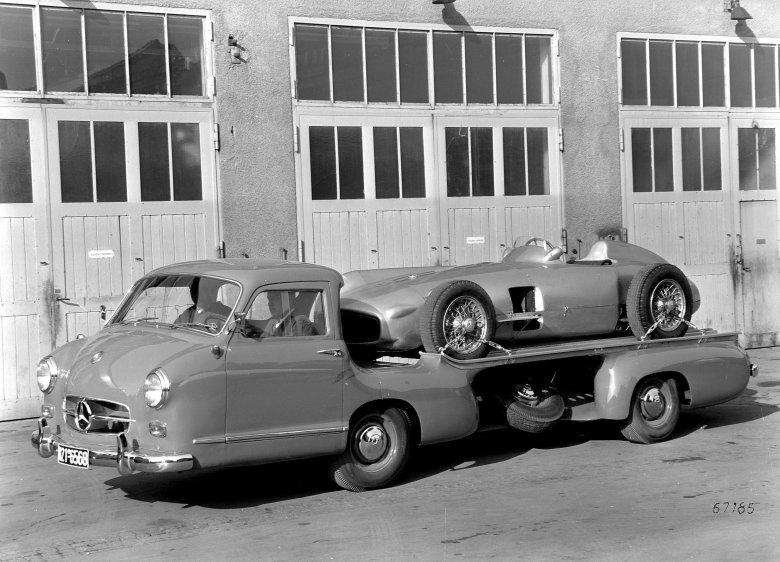 Mercedes benz 1954 renntransporter