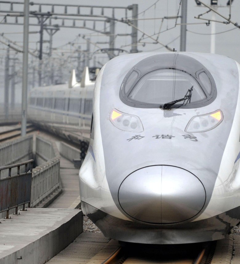 Высокоскоростной поезд в китае