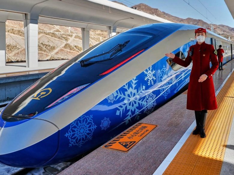 Сверхскоростной поезд в китае