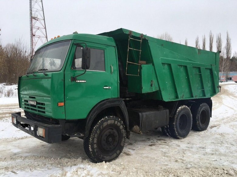 Камаз 65115 самосвал зеленый