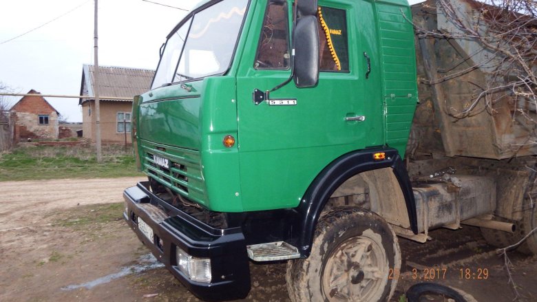 Камаз 5410 с зеленой кабиной