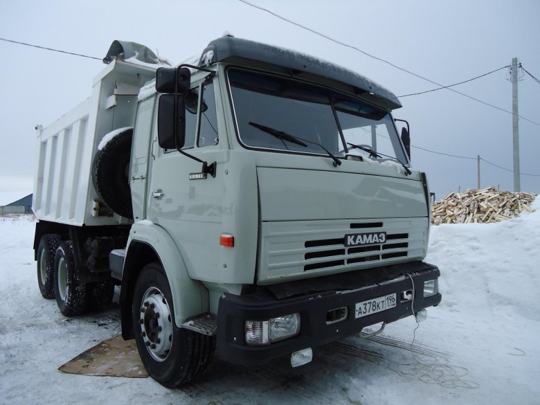 Камаз 55111 самосвал серый