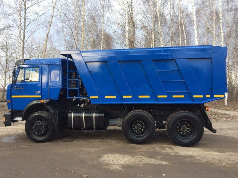 Камаз 65115 самосвал синий