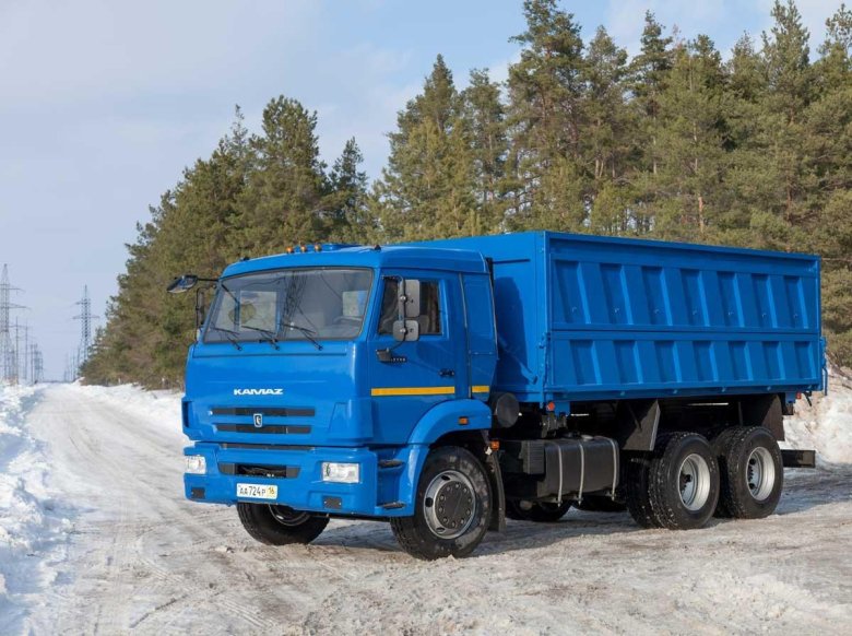 Камаз 6520 самосвал синий
