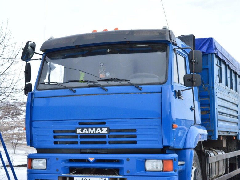 Камаз 65117 бортовой зерновоз