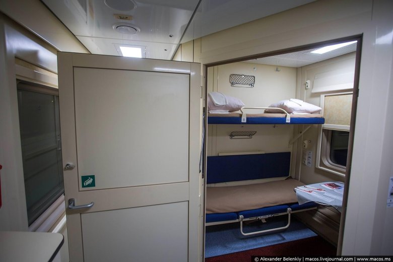 Двухэтажный вагон ржд купе