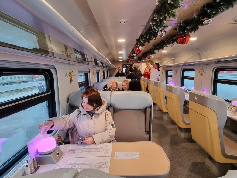 Вагон бистро в сапсане