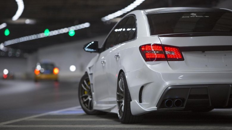 Обвес шевроле круз “lingye sport”