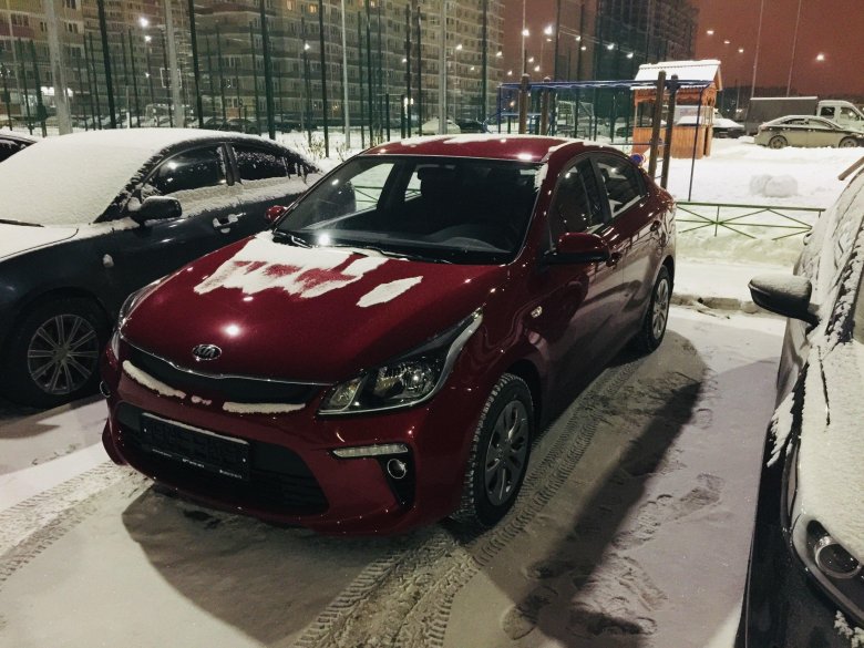 Kia rio x красная