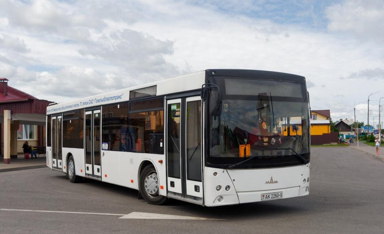 Маз автобус новый