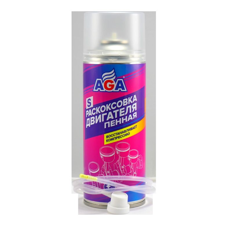 Раскоксовка двигателя пенная