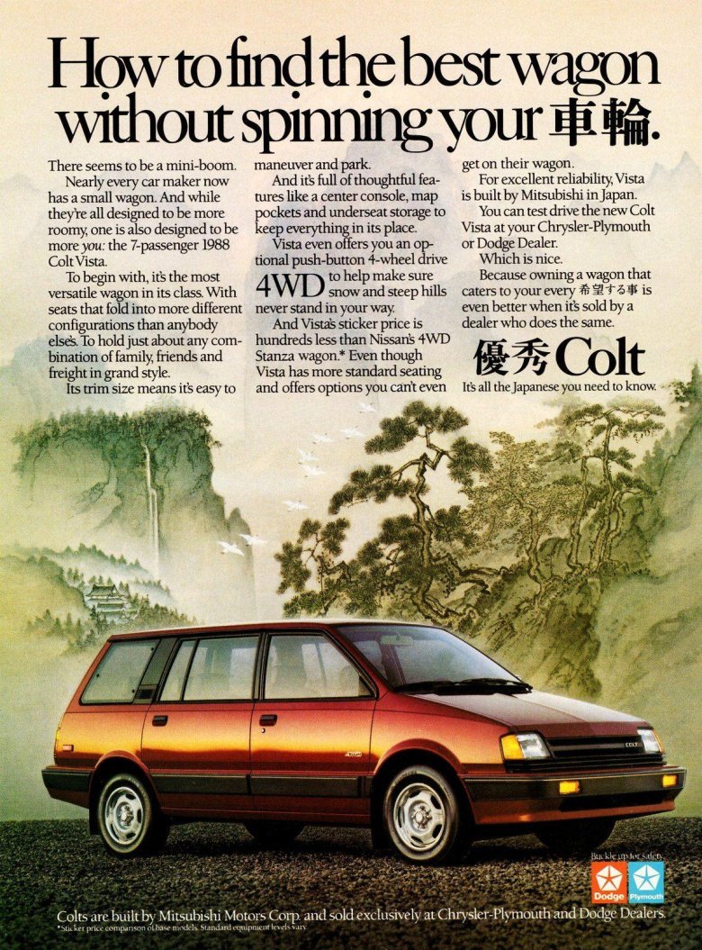 Mitsubishi space wagon 1983