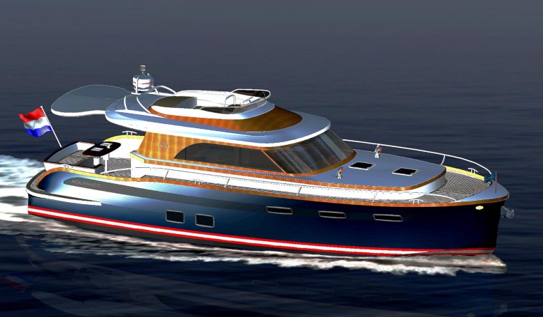 Голландские моторные яхты водоизмещающие