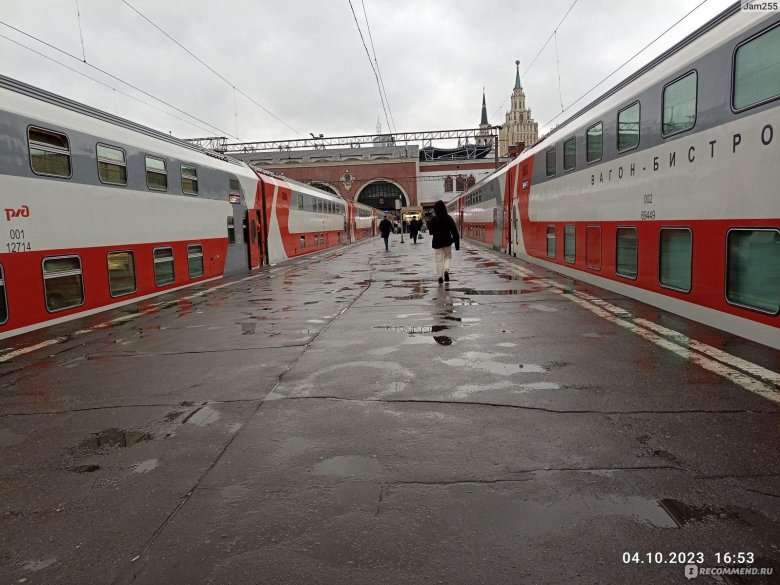 Казанский вокзал москва двухэтажный поезд