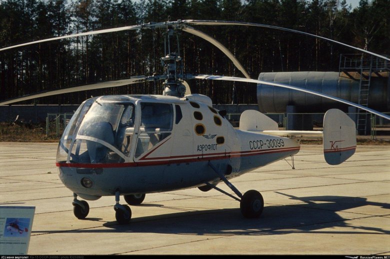 Вертолёты камова ка 15