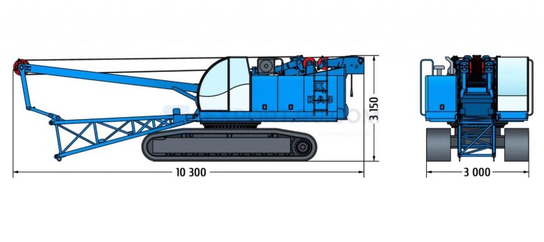 Гусеничный кран кобелко