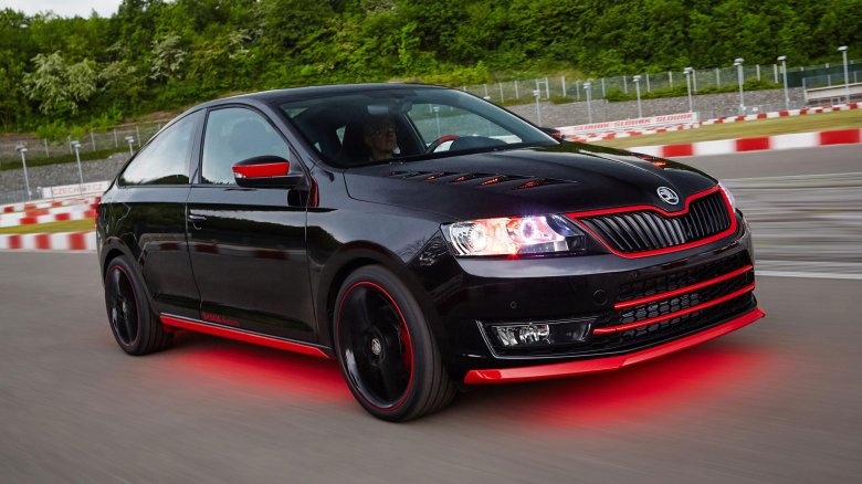 Тюнинговая шкода рапид