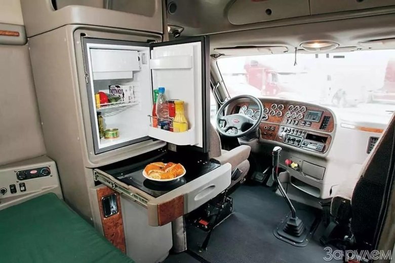 Американский тягач внутри