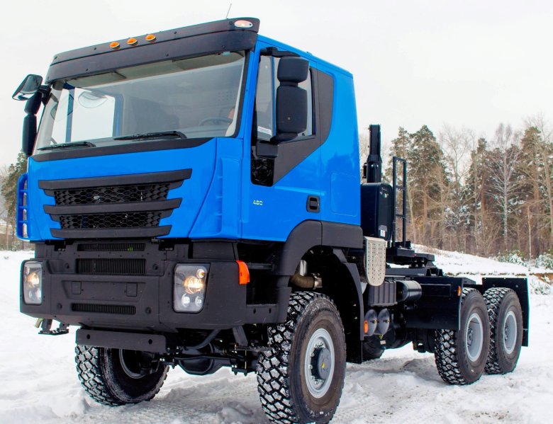 Седельный тягач ивеко амт 6х6