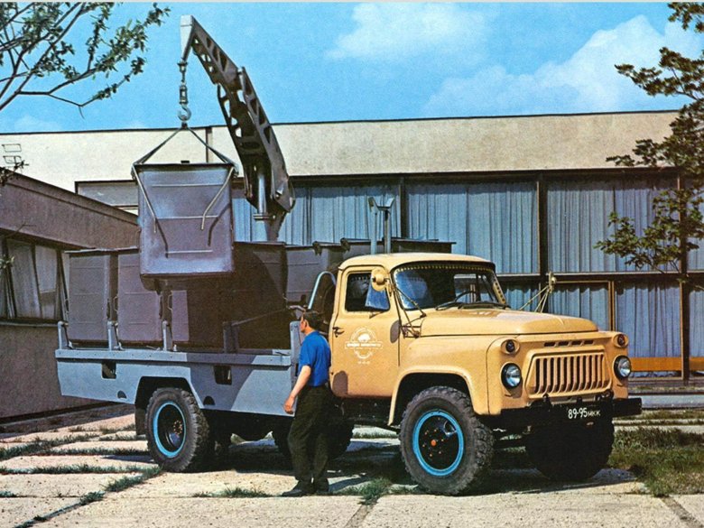 Газ 53 м30 мусоровоз