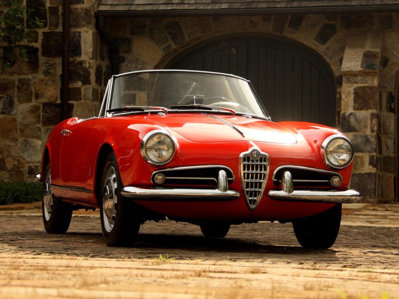 1956 alfa romeo giulietta spider