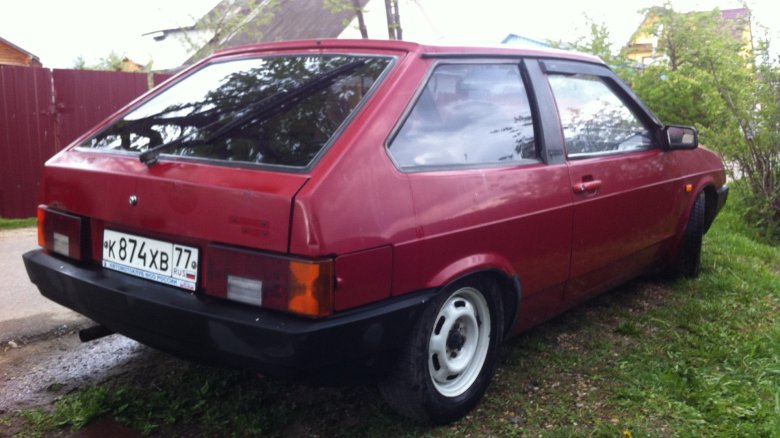 Ваз 2108 вишневая