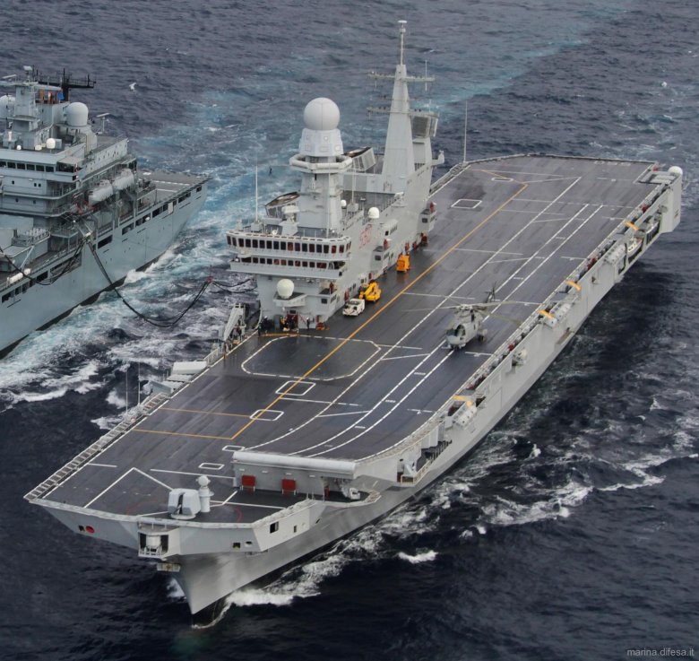 Cavour aircraft carrier