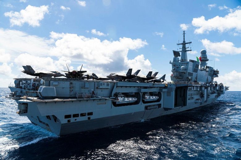 Кавур авианосец вмс италии