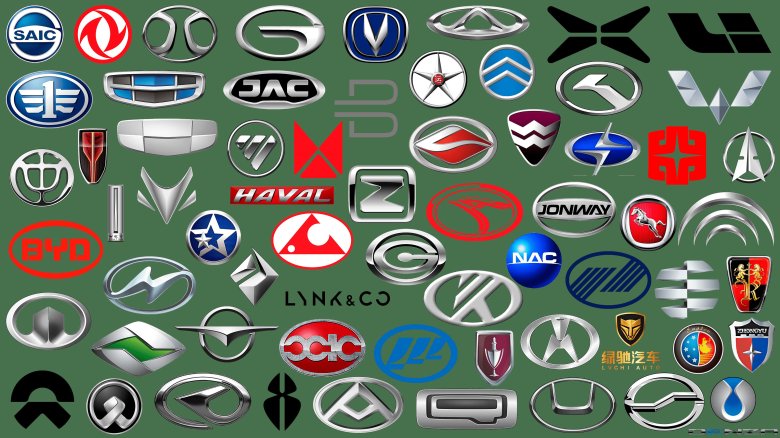 Эмблемы китайских автомобилей всех марок с названиями