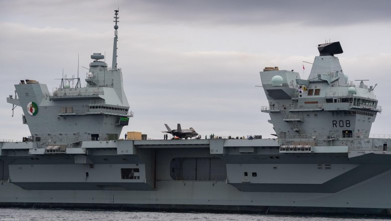 Британский авианосец королева елизавета