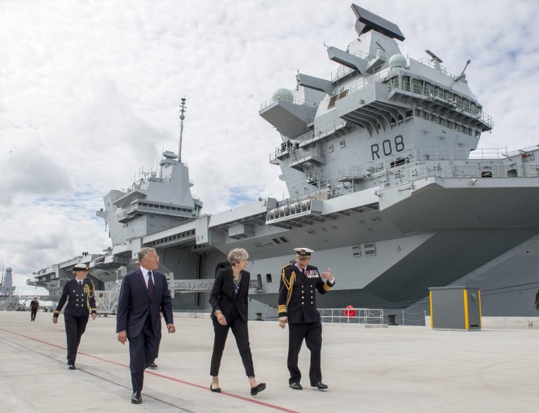 Квин элизабет авианосец