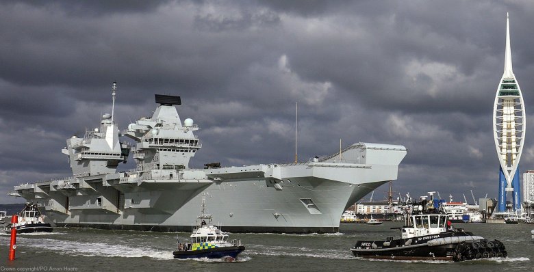 Квин элизабет авианосец