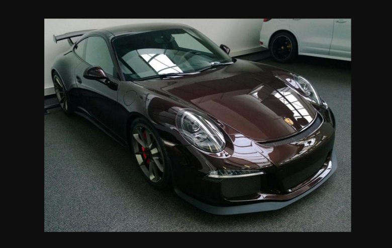 Порш коричневый 911 порше