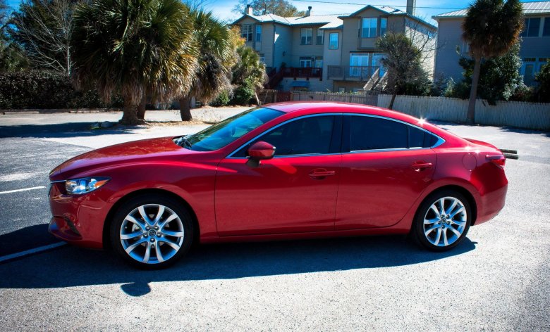 Мазда 6 красная седан