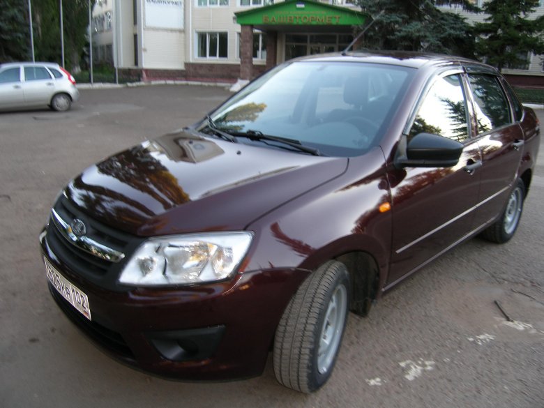 Лада гранта цвет портвейн 2015