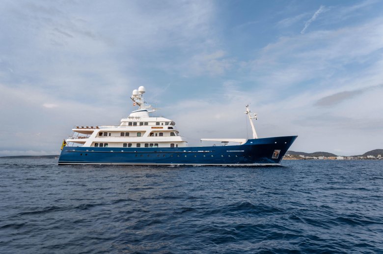 Legend 77 expedition yacht