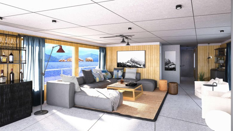 Яхта интерьер