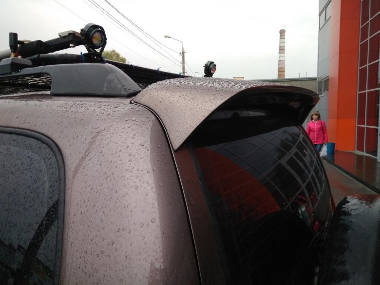 Спойлер lsd на ниву шевроле