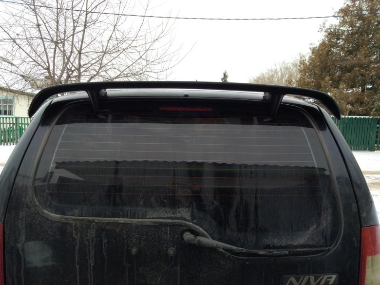 Спойлер нива шевроле