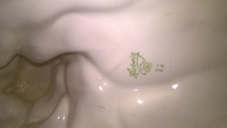 Клеймо лось на фарфоре