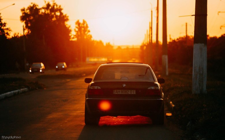 Bmw e39 в закате