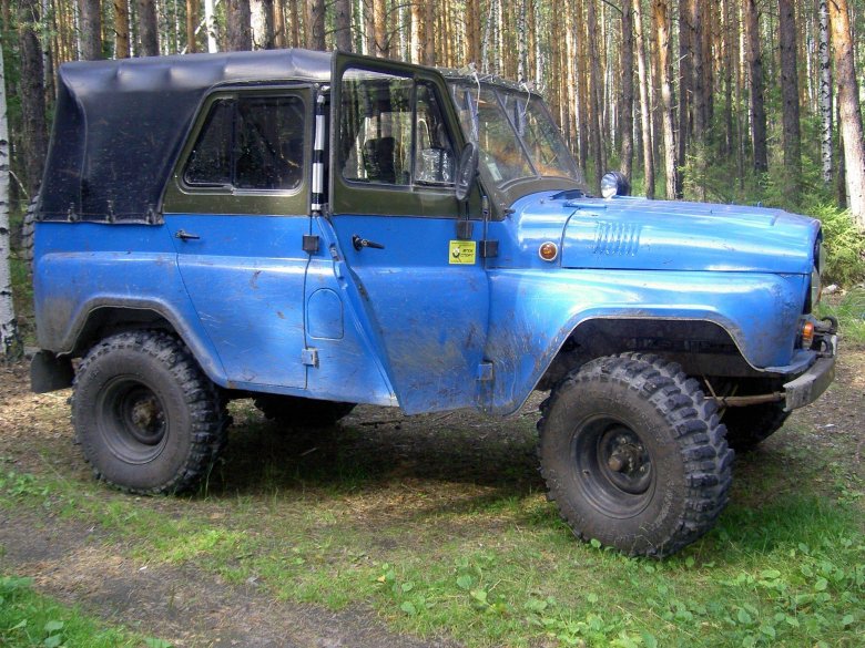 Уаз 469 голубой