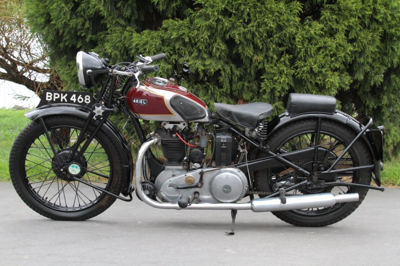 Мотоцикл красный