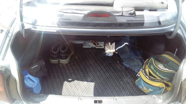 Коврик в багажник ланос