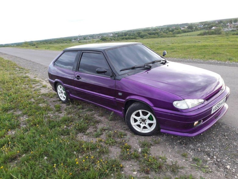 Ваз 2114 фиолетовая